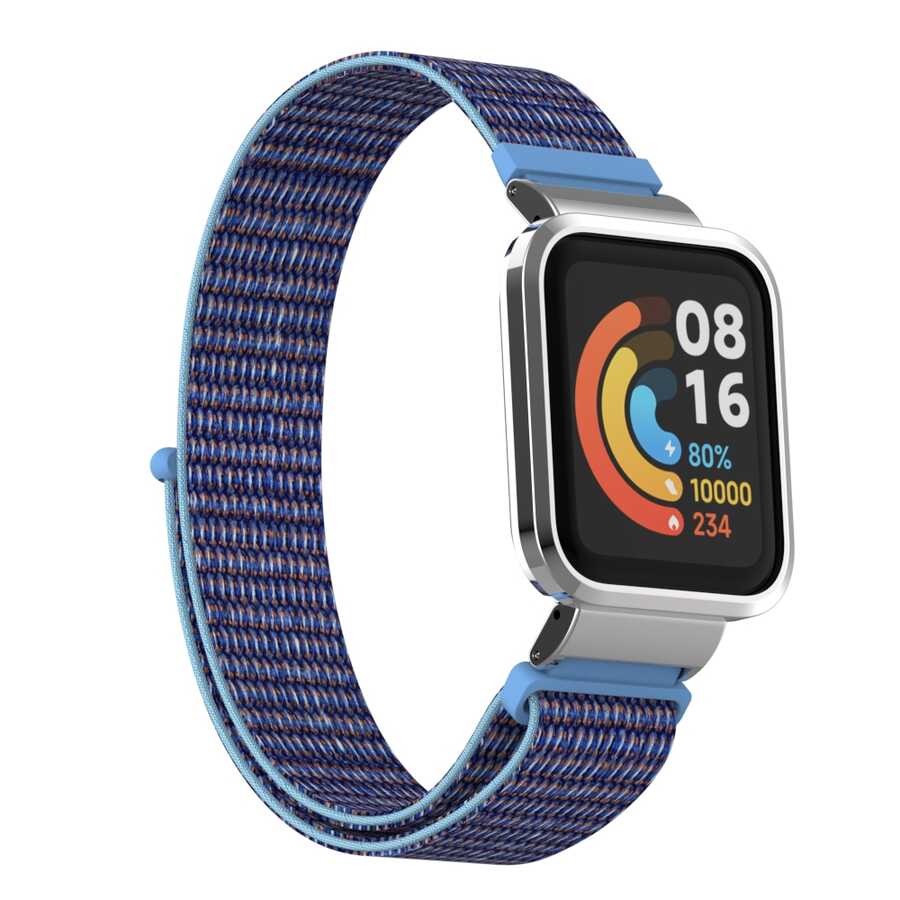 Xiaomi Uyumlu  Redmi Watch (Mi Watch Lite) Zore KRD-61 Hasır Kordon-No13