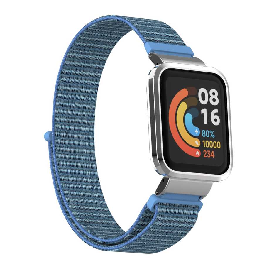 Xiaomi Uyumlu  Redmi Watch (Mi Watch Lite) Zore KRD-61 Hasır Kordon-No15