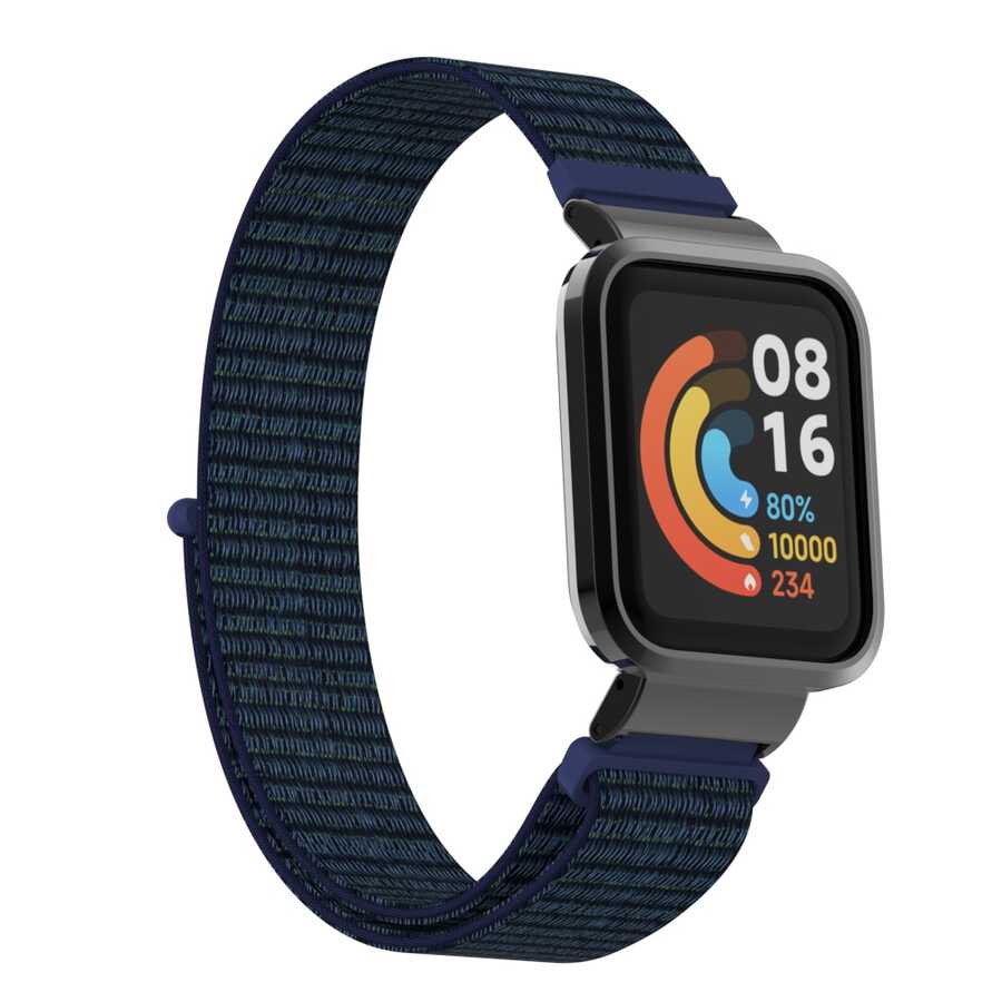 Xiaomi Uyumlu  Redmi Watch (Mi Watch Lite) Zore KRD-61 Hasır Kordon-No4