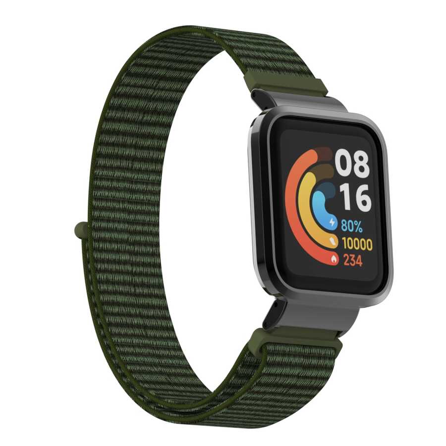 Xiaomi Uyumlu  Redmi Watch (Mi Watch Lite) Zore KRD-61 Hasır Kordon-No8