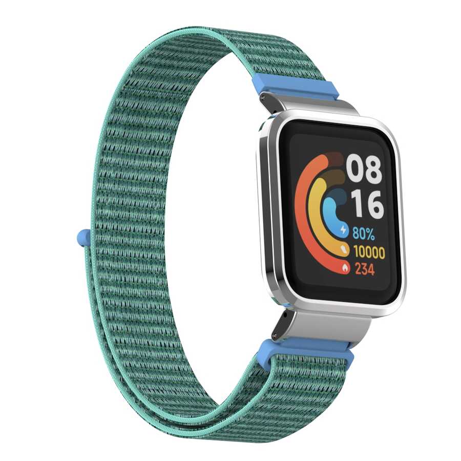 Xiaomi Uyumlu  Redmi Watch (Mi Watch Lite) Zore KRD-61 Hasır Kordon-No9