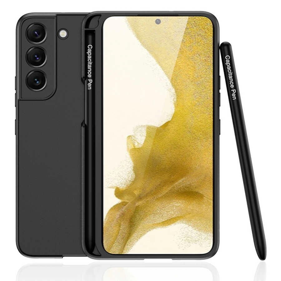 Galaxy Uyumlu S22 Plus Kılıf Zore Kalemli Kıpta Kapak