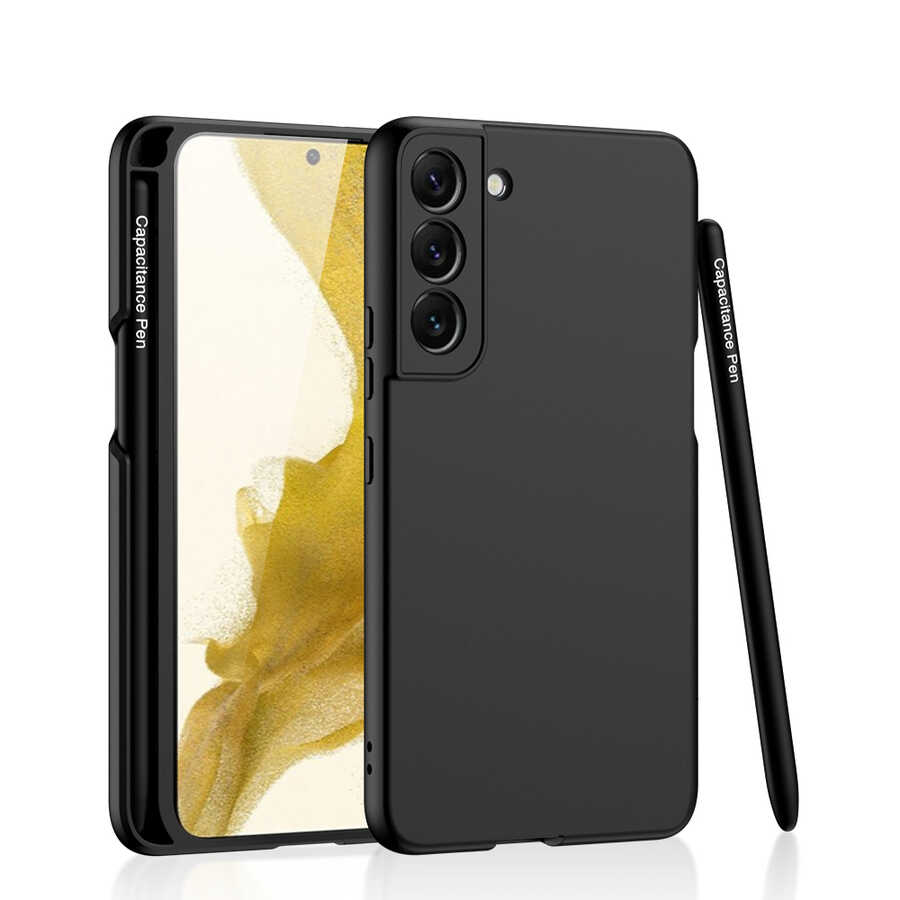 Galaxy Uyumlu S22 Plus Kılıf Zore Kalemli Kıpta Kapak