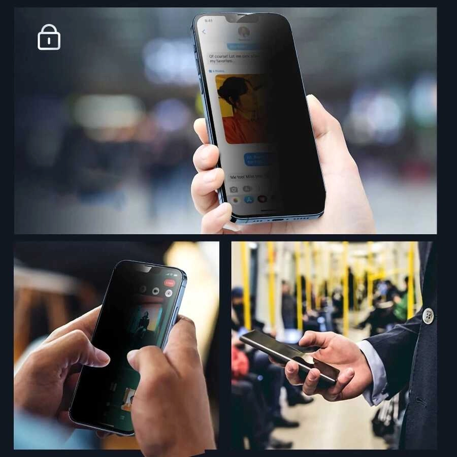 iPhone Uyumlu 13 Davin 5D Hayalet Cam Ekran Koruyucu