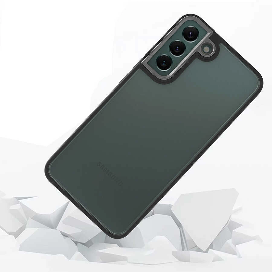 Galaxy Uyumlu S22 Plus Kılıf Zore Flora Kapak-Kırmızı