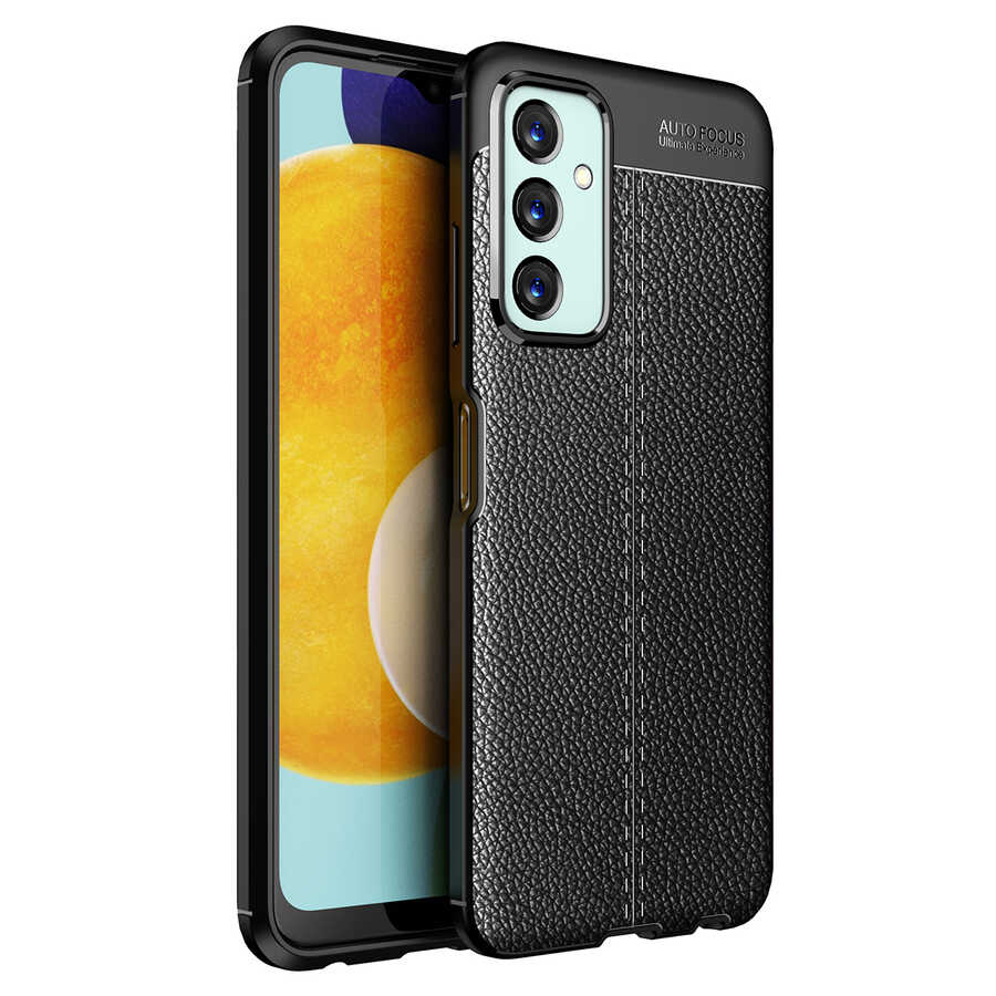 Galaxy Uyumlu M23 Kılıf Zore Niss Silikon Kapak-Siyah