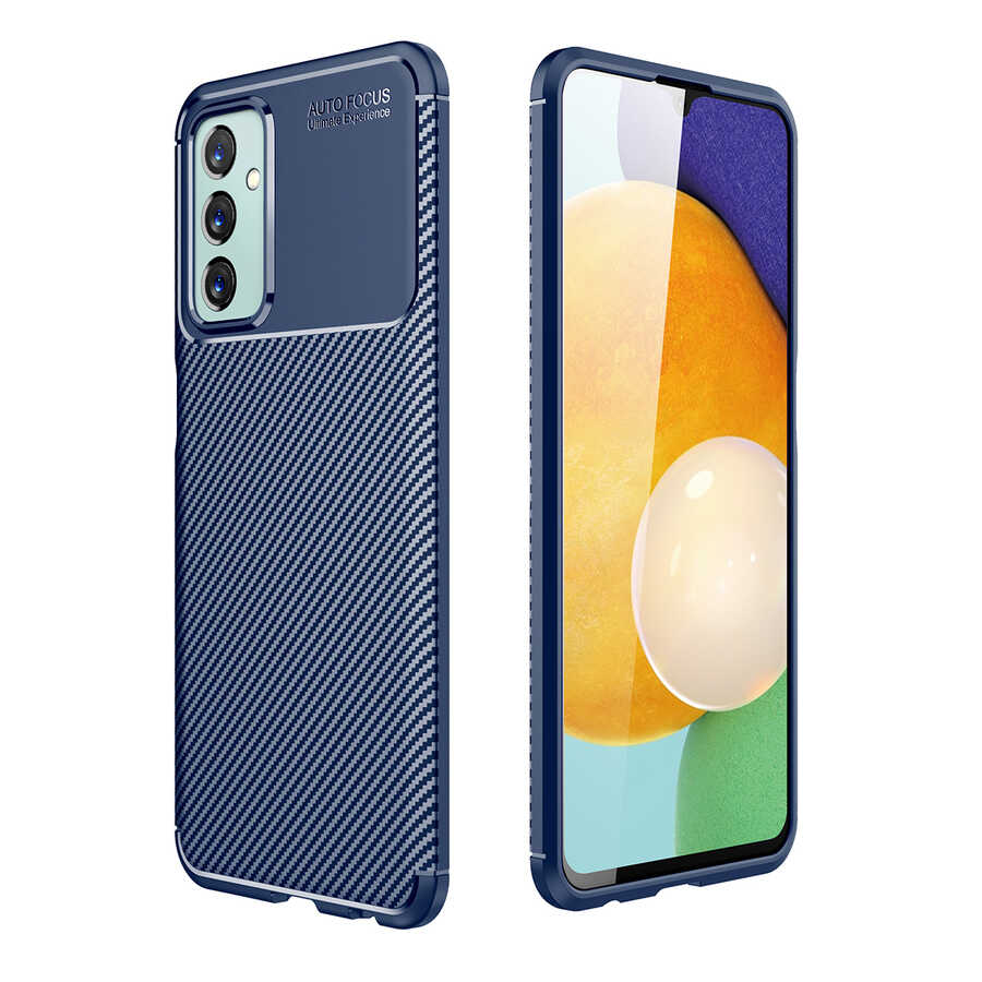 Galaxy Uyumlu M23 Kılıf Zore Negro Silikon Kapak-Lacivert