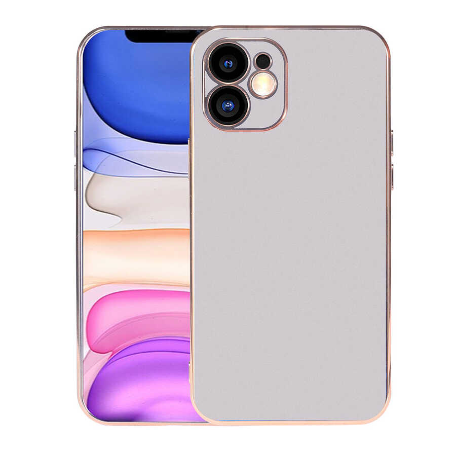 iPhone Uyumlu 11 Kılıf Zore Viyana Kapak-Gümüş