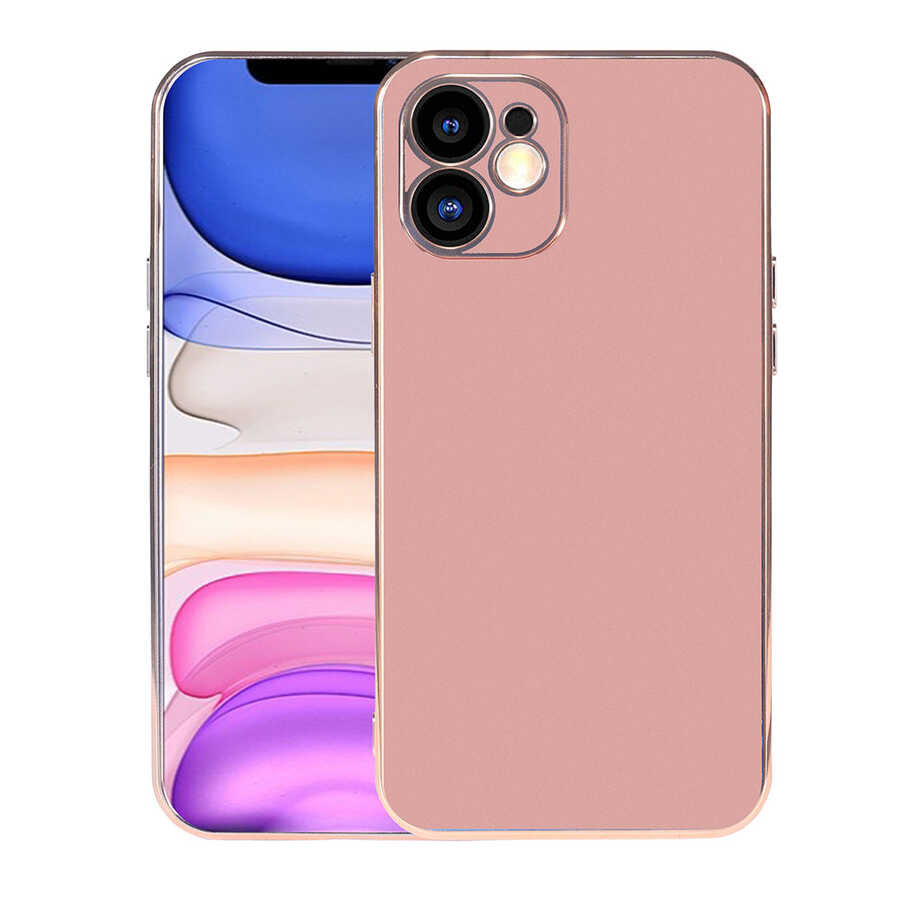iPhone Uyumlu 11 Kılıf Zore Viyana Kapak-Rose gold