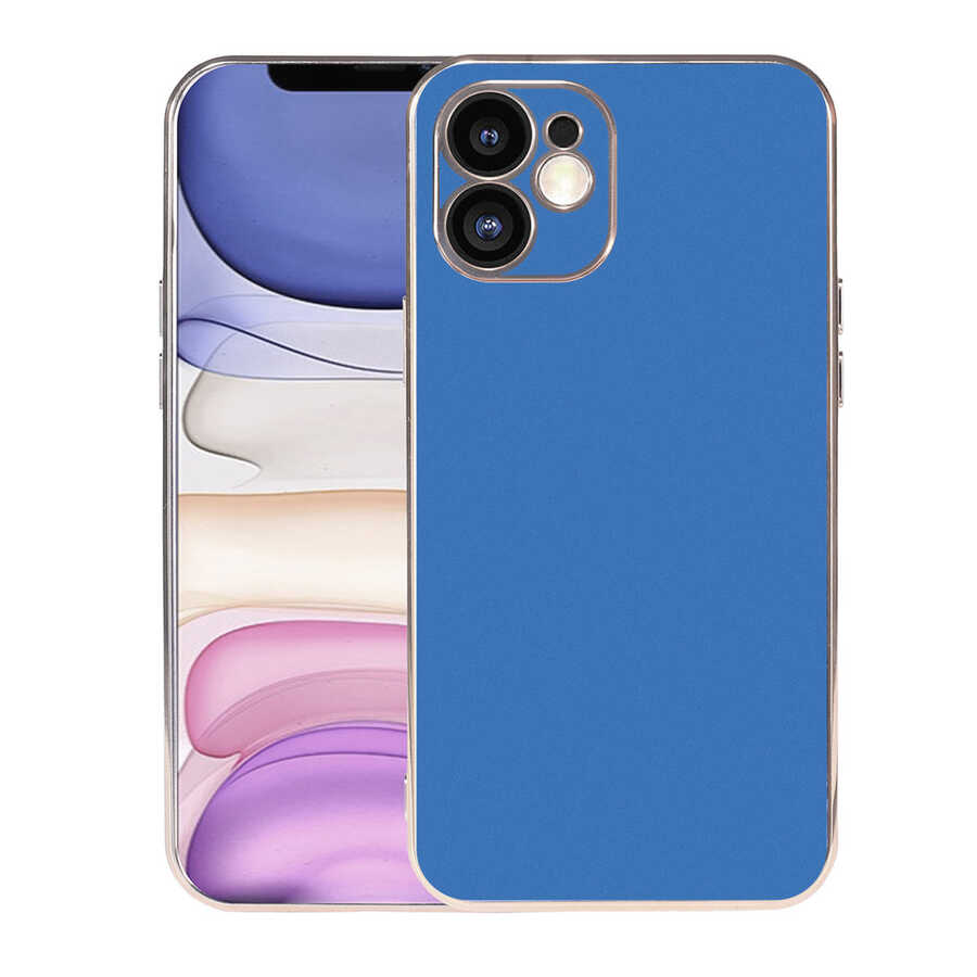 iPhone Uyumlu 11 Kılıf Zore Viyana Kapak-Saks mavi