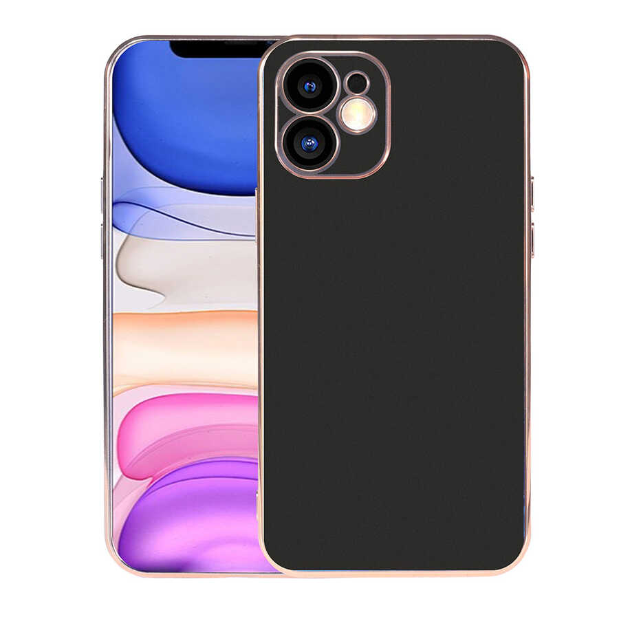 iPhone Uyumlu 11 Kılıf Zore Viyana Kapak-Siyah