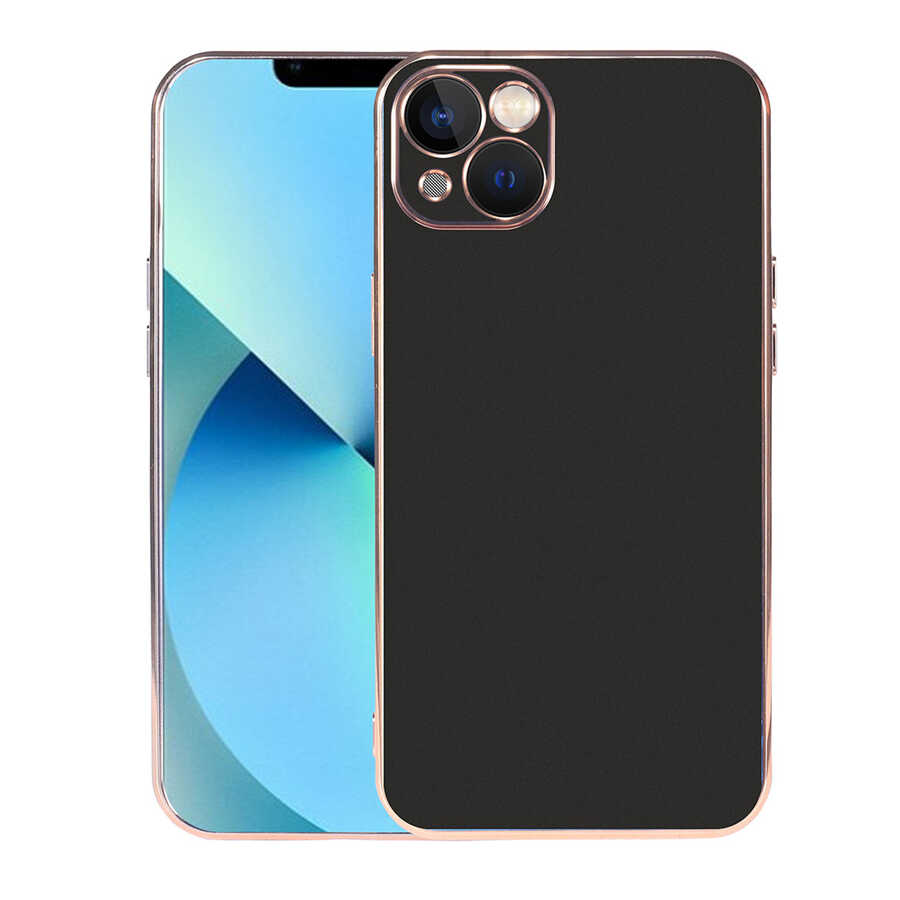 iPhone Uyumlu 13 Kılıf Zore Viyana Kapak-Siyah