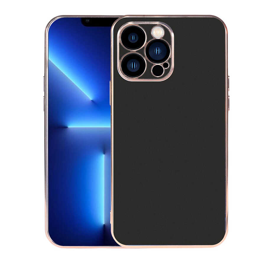 iPhone Uyumlu 13 Pro Kılıf Zore Viyana Kapak-Siyah