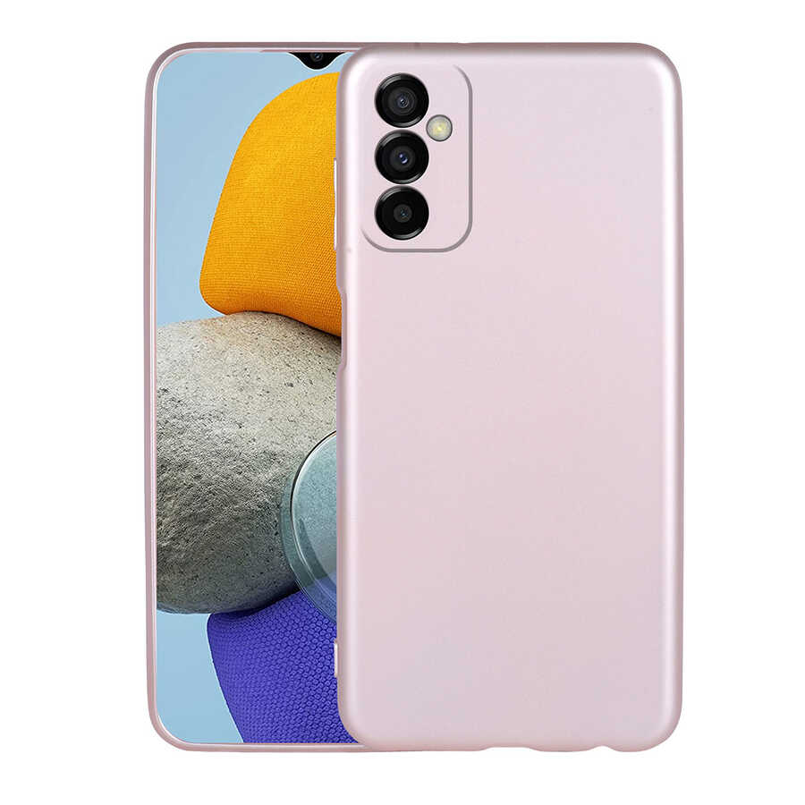 Galaxy Uyumlu M23 Kılıf Zore Premier Silikon Kapak-Rose gold