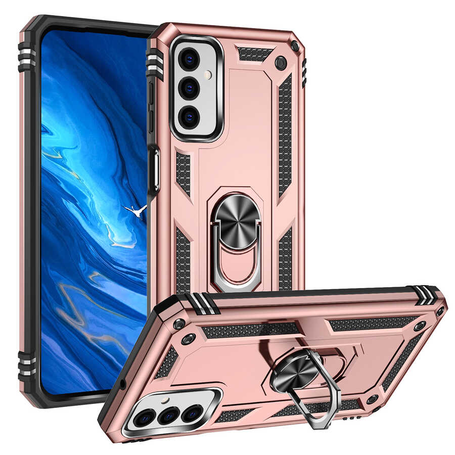 Galaxy Uyumlu M23 Kılıf Zore Vega Kapak-Rose gold
