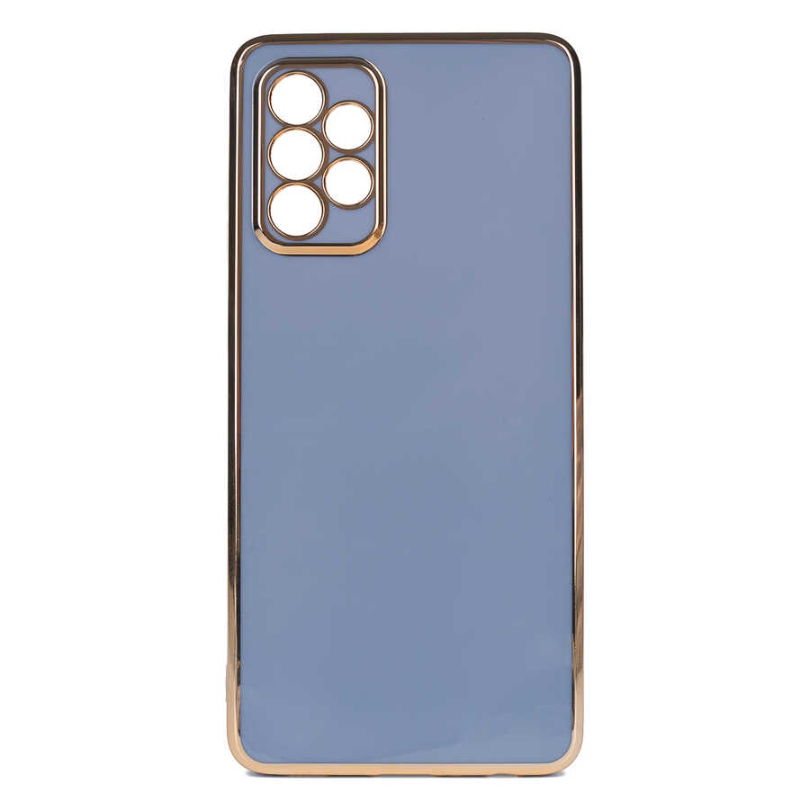 Galaxy Uyumlu A33 5G Kılıf Zore Bark Kapak-Mavi açık