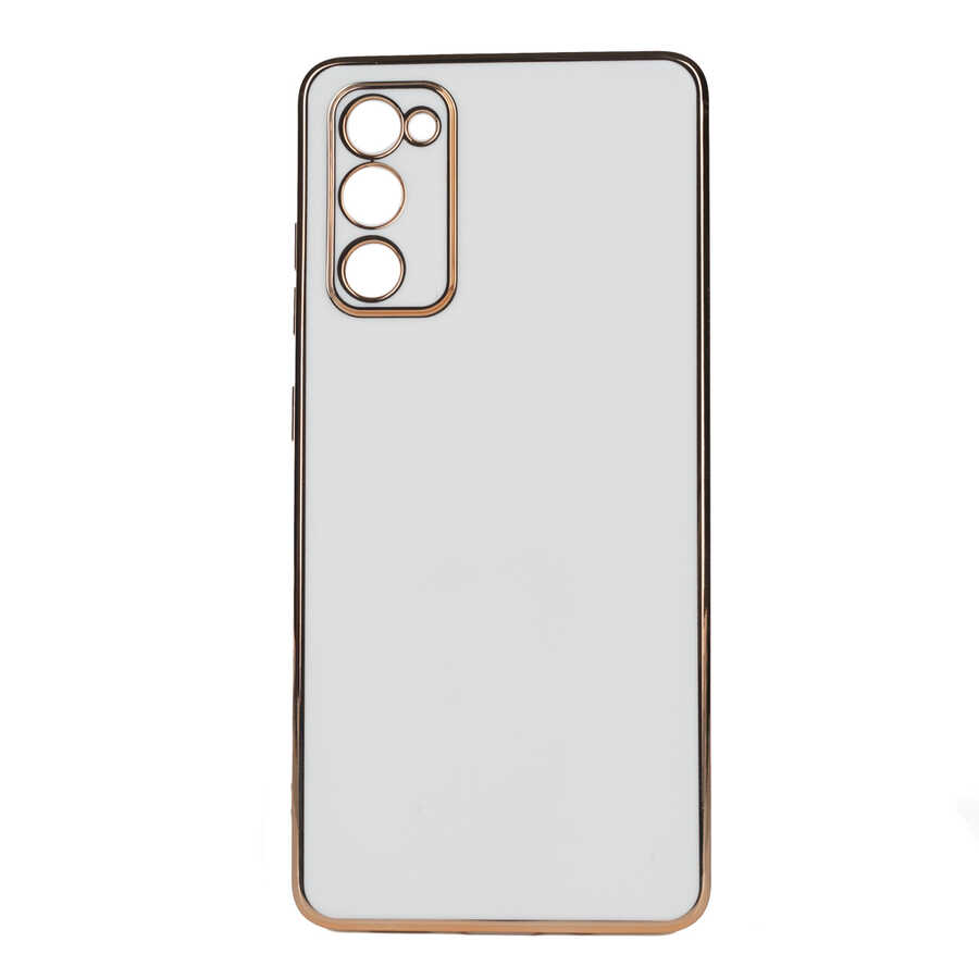 Galaxy Uyumlu A03S Kılıf Zore Bark Kapak-Beyaz