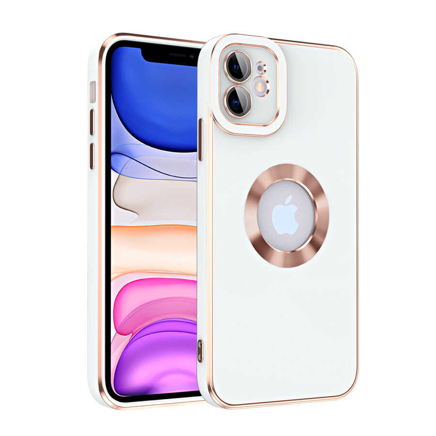 iPhone Uyumlu 11 Kılıf Zore Kongo Kapak-Beyaz