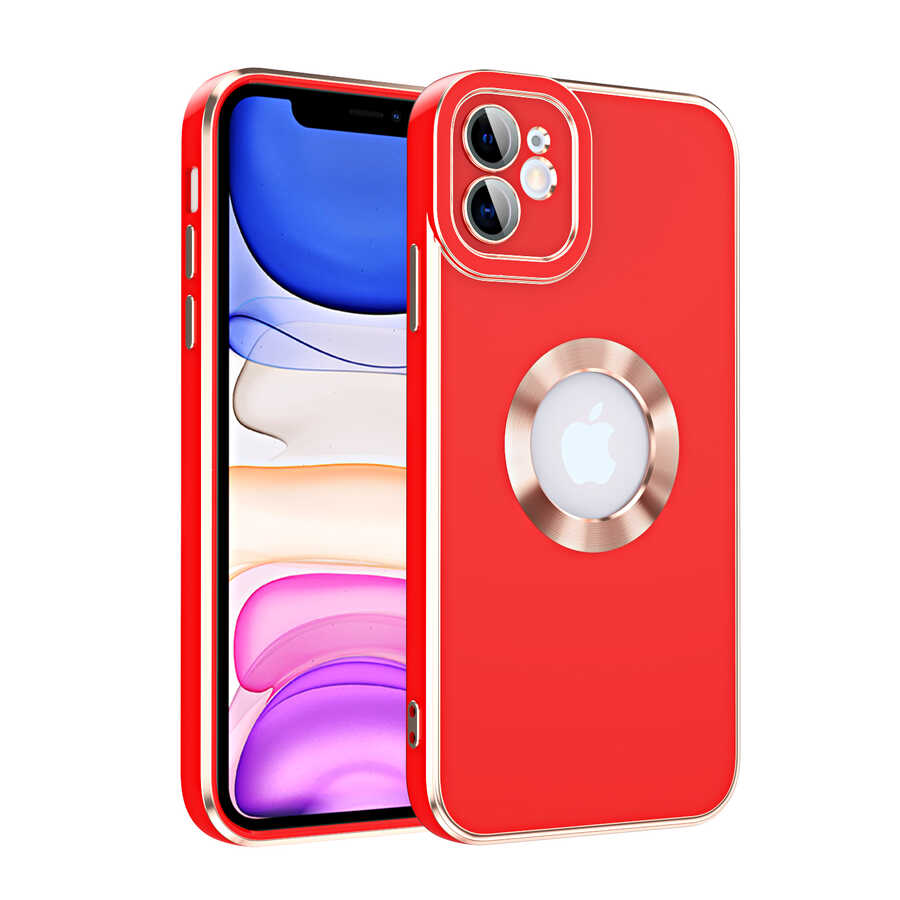 iPhone Uyumlu 12 Kılıf Zore Kongo Kapak-Kırmızı