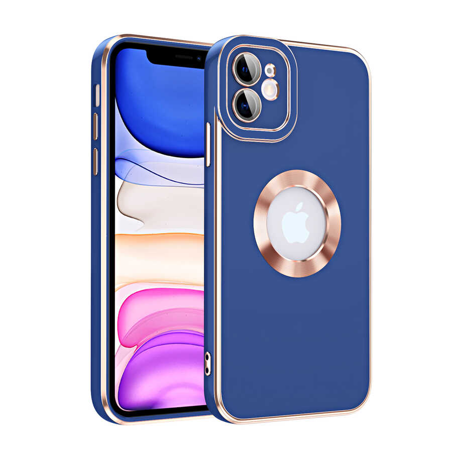 iPhone Uyumlu 12 Kılıf Zore Kongo Kapak-Lacivert
