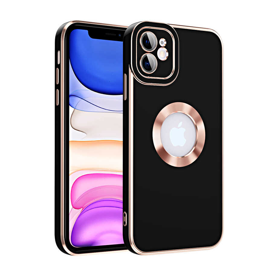 iPhone Uyumlu 12 Kılıf Zore Kongo Kapak-Siyah