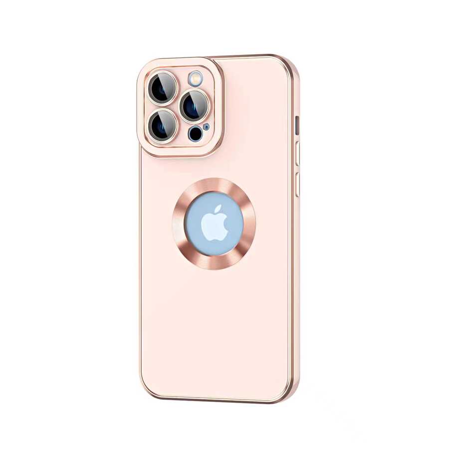 iPhone Uyumlu 13 Pro Kılıf Zore Kongo Kapak-Rose gold