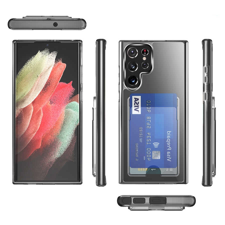 Galaxy Uyumlu S21 Ultra Kılıf Zore Ensa Kapak