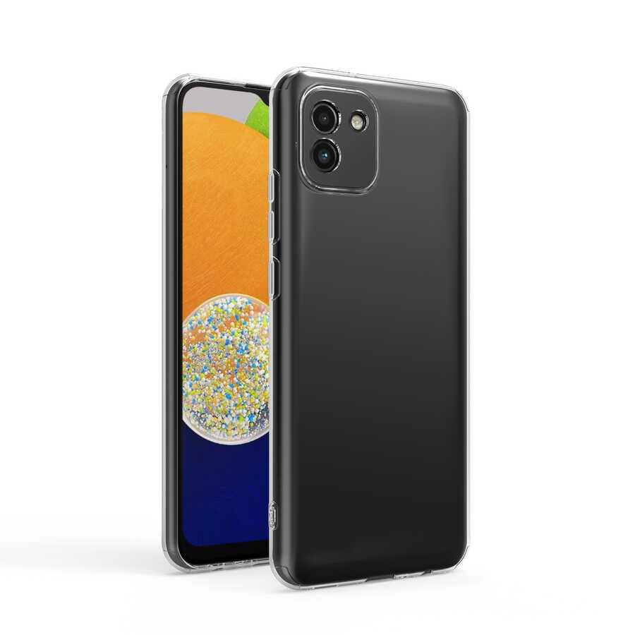 Galaxy Uyumlu A03 Kılıf Zore Süper Silikon Kapak