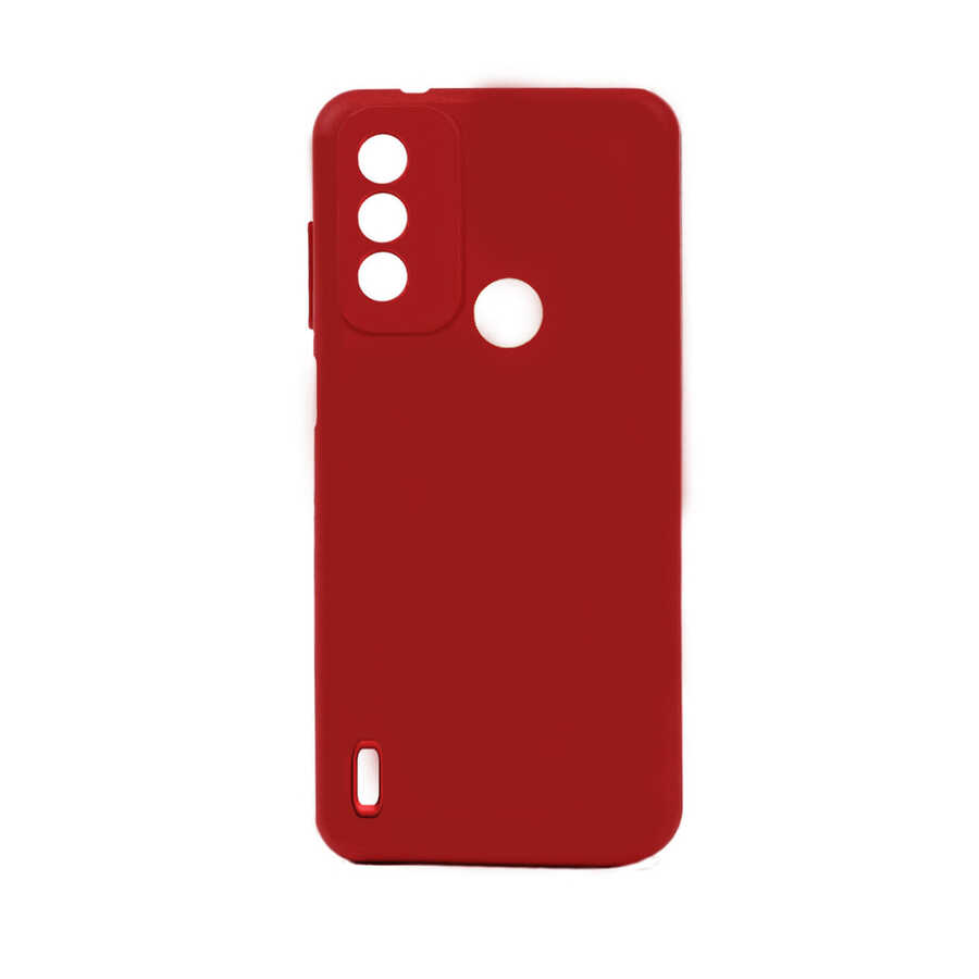 Tecno Spark 6 Go Kılıf Zore Biye Silikon-Kırmızı