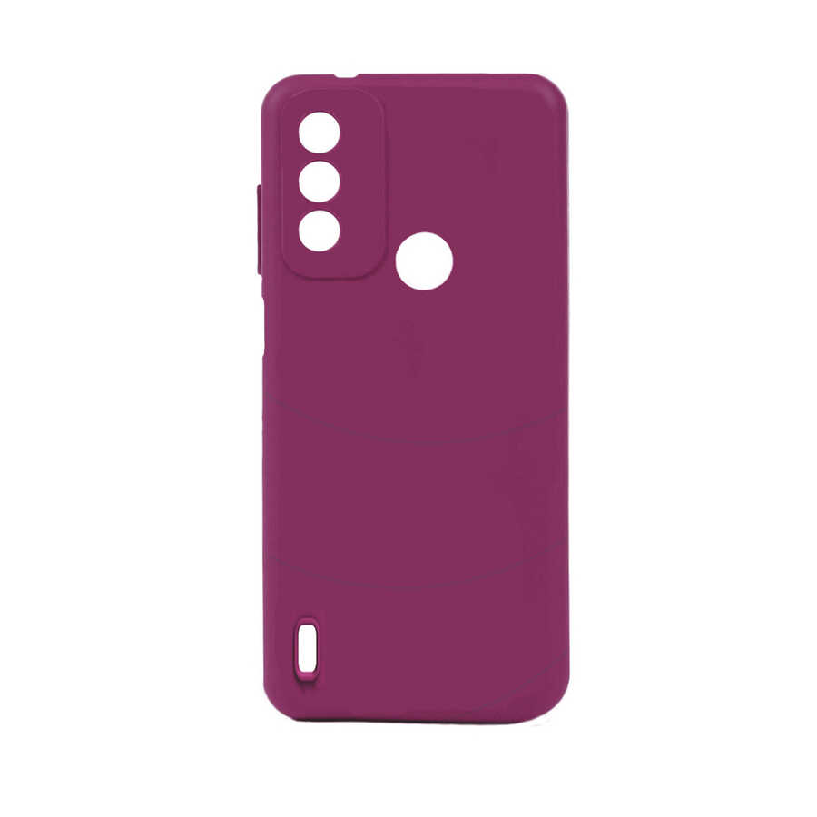Tecno Spark 6 Go Kılıf Zore Biye Silikon-Mor