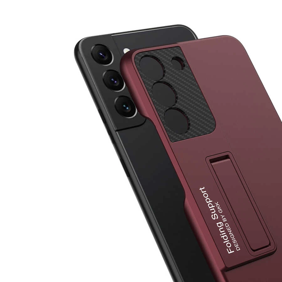 Galaxy Uyumlu S22 Kılıf Zore Standlı Ays Kapak