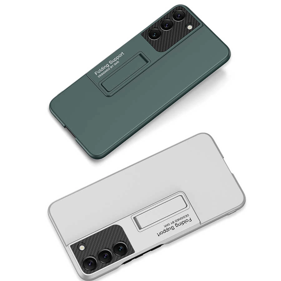 Galaxy Uyumlu S22 Kılıf Zore Standlı Ays Kapak