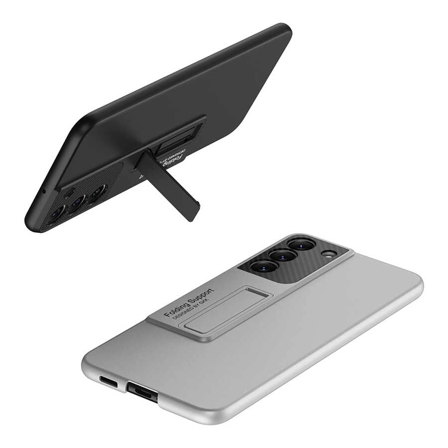 Galaxy Uyumlu S22 Plus Kılıf Zore Standlı Ays Kapak