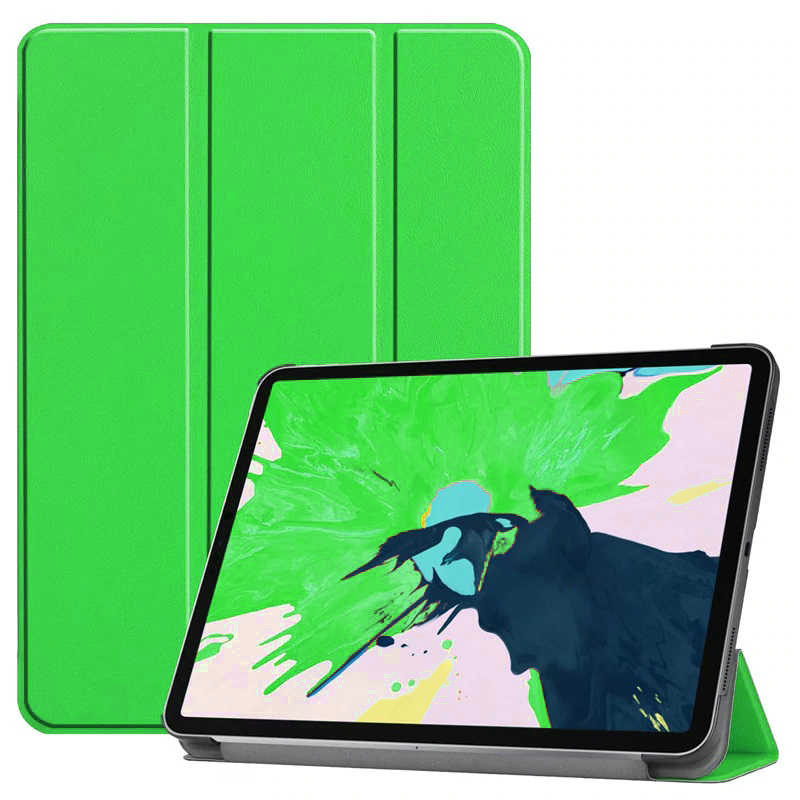 iPad Uyumlu Air 10.9 2022 (5.Nesil) Zore Smart Kapak Standlı 1-1 Kılıf-Yeşil
