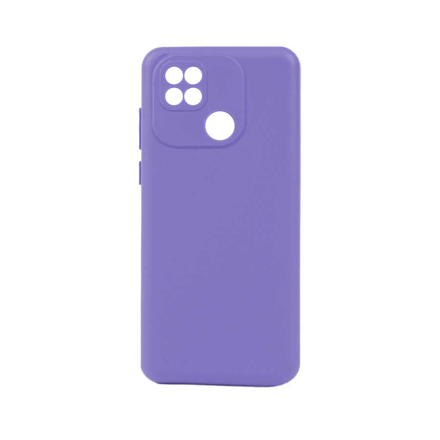 Xiaomi Uyumlu  Redmi 10C Kılıf Zore Biye Silikon-Lila