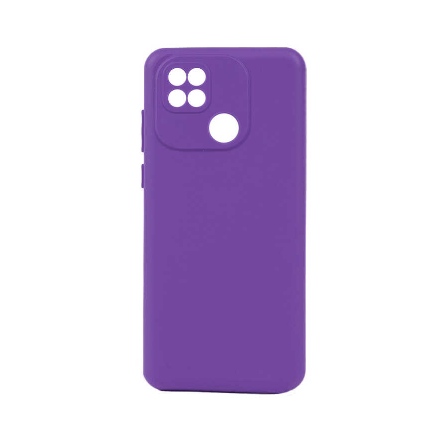 Xiaomi Uyumlu  Redmi 10C Kılıf Zore Biye Silikon-Mor