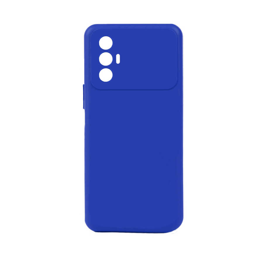 Tecno Spark 8 Pro Kılıf Zore Biye Silikon-Mavi