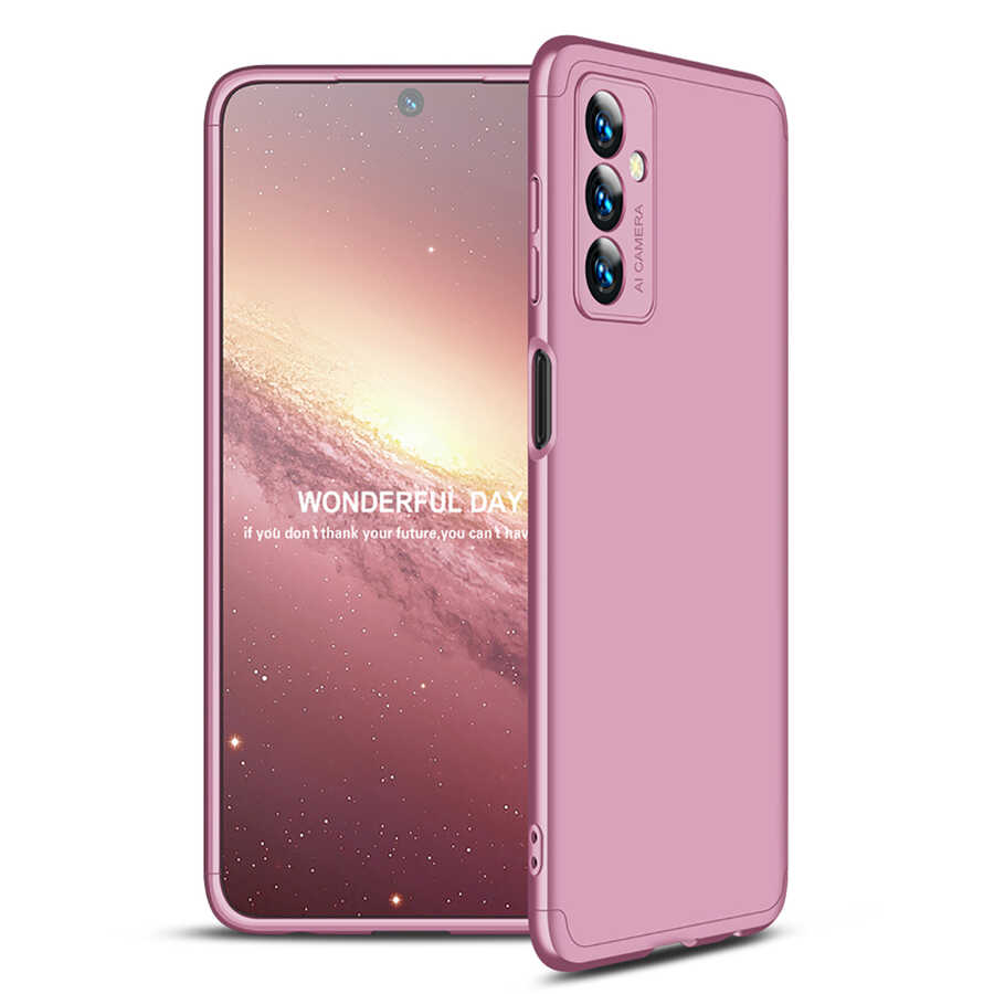 Galaxy Uyumlu M23 Kılıf Zore Ays Kapak-Rose gold