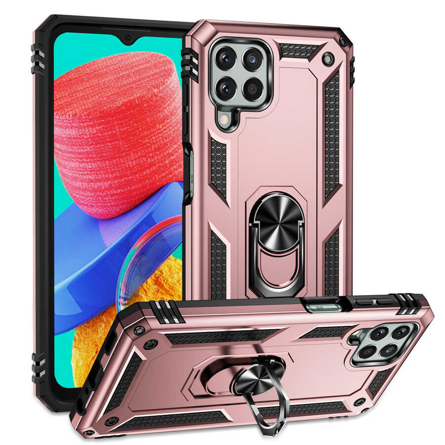 Galaxy Uyumlu M33 Kılıf Zore Vega Kapak-Rose gold