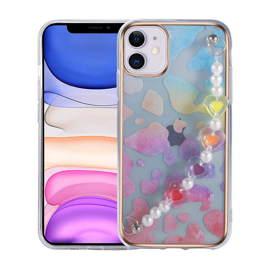 iPhone Uyumlu 11 Kılıf Zore Pilla Kapak-Colorful