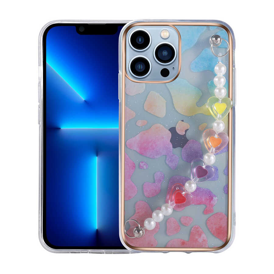 iPhone Uyumlu 12 Pro Kılıf Zore Pilla Kapak-Colorful