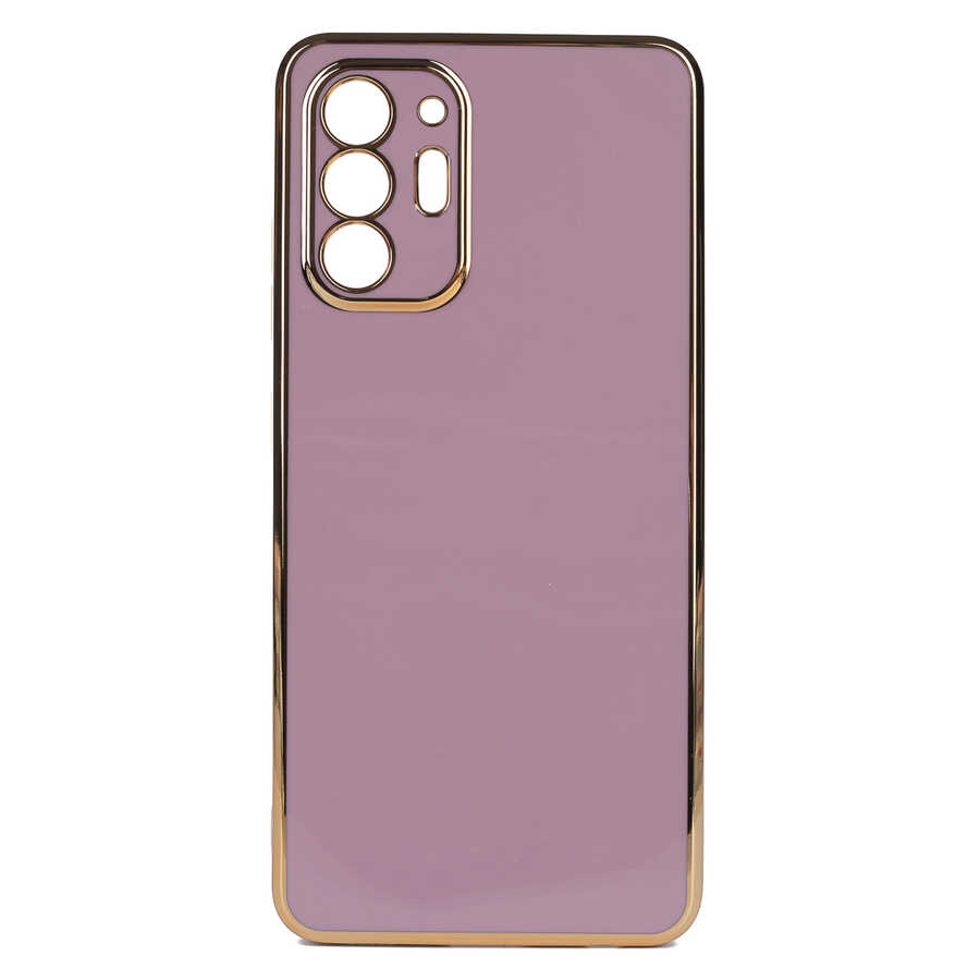 Galaxy Uyumlu Note 20 Ultra Kılıf Zore Bark Kapak-Mor