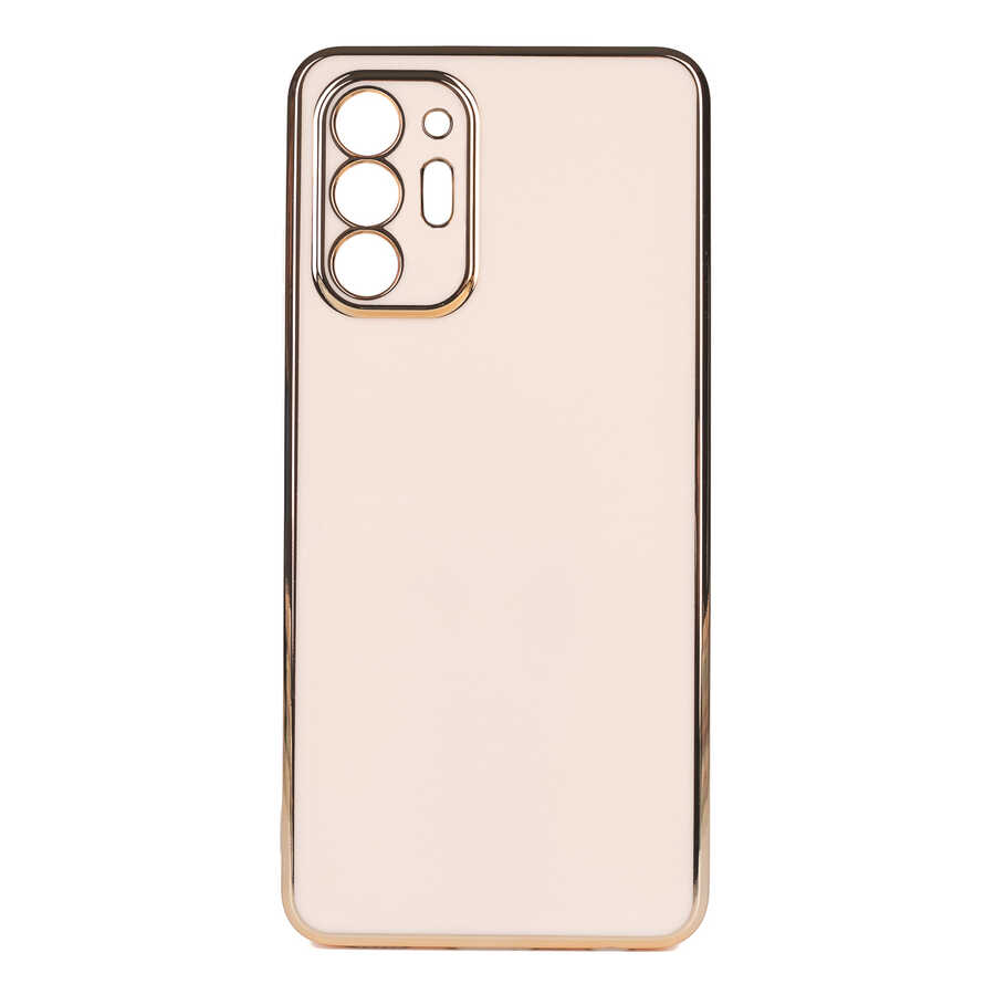 Galaxy Uyumlu Note 20 Ultra Kılıf Zore Bark Kapak-Rose gold