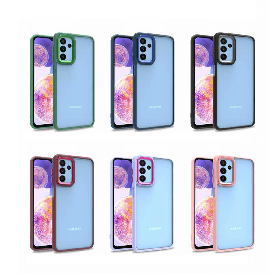 Galaxy Uyumlu M23 Kılıf Zore Flora Kapak