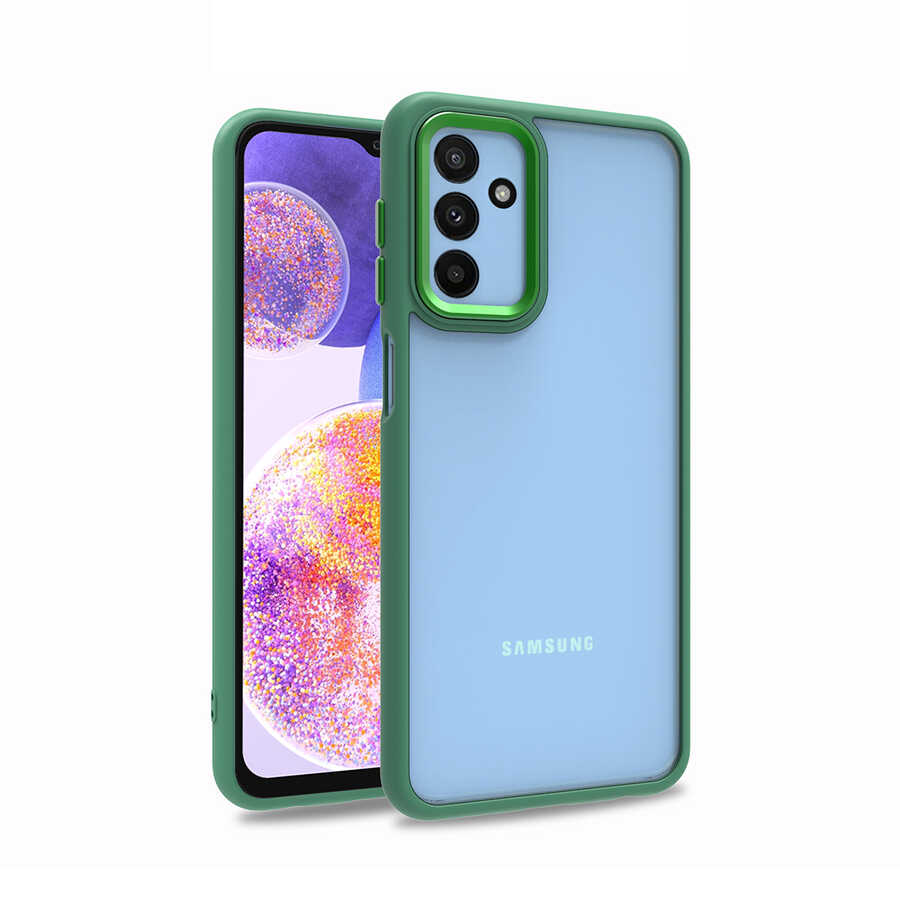 Galaxy Uyumlu M23 Kılıf Zore Flora Kapak