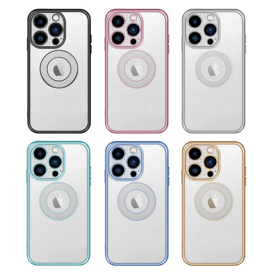 iPhone Uyumlu 13 Pro Max Kılıf Kamera Korumalı Logo Gösteren Zore Esta Kapak