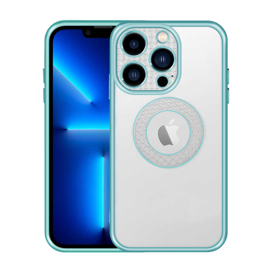 iPhone Uyumlu 13 Pro Max Kılıf Kamera Korumalı Logo Gösteren Zore Esta Kapak