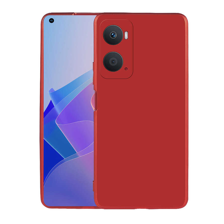 Oppo A36 Kılıf Zore Premier Silikon Kapak-Kırmızı