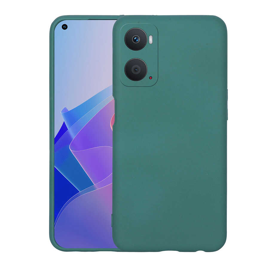 Oppo A36 Kılıf Zore Mara Lansman Kapak-Koyu yeşil