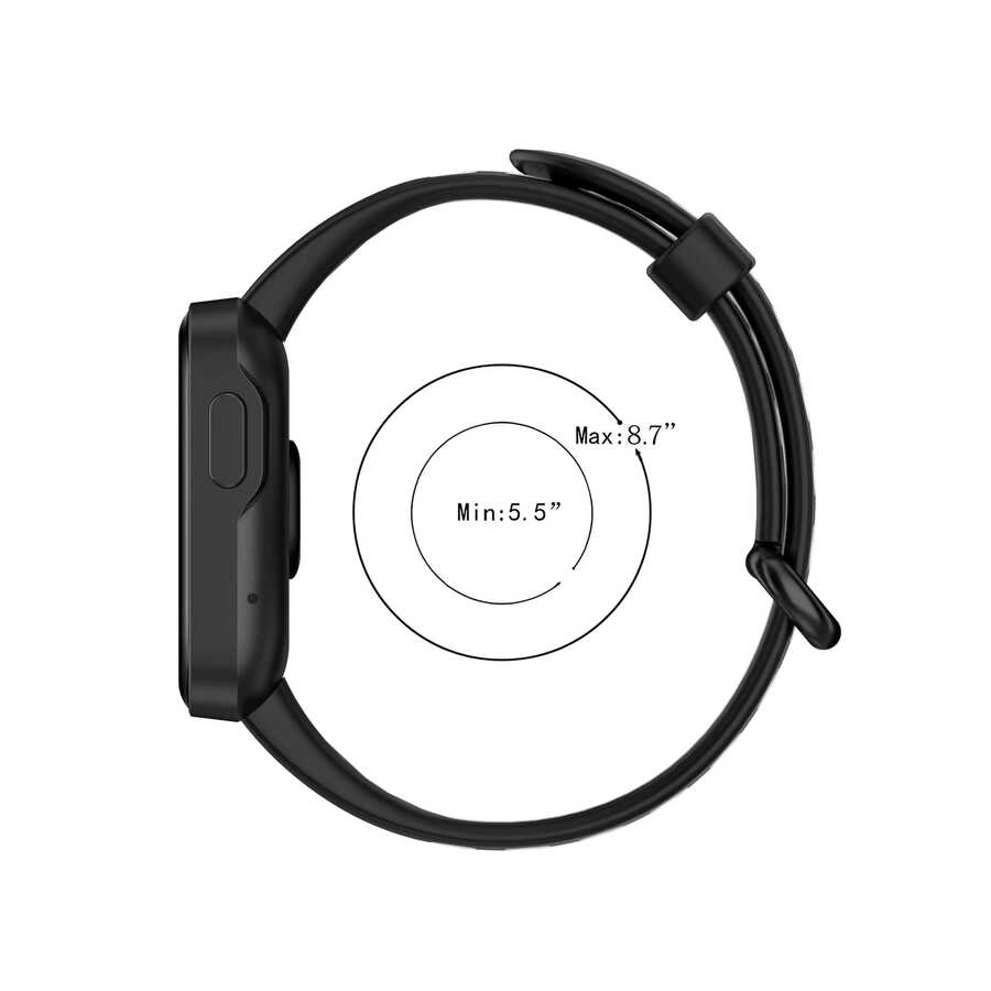 Xiaomi Uyumlu  Redmi Watch 2 Lite KRD-02 Silikon Kordon